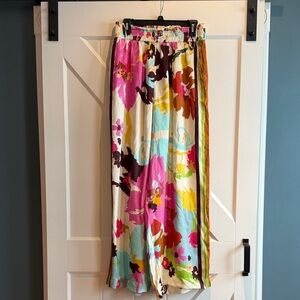 Anthropology Imara satin Wide-Leg Pants